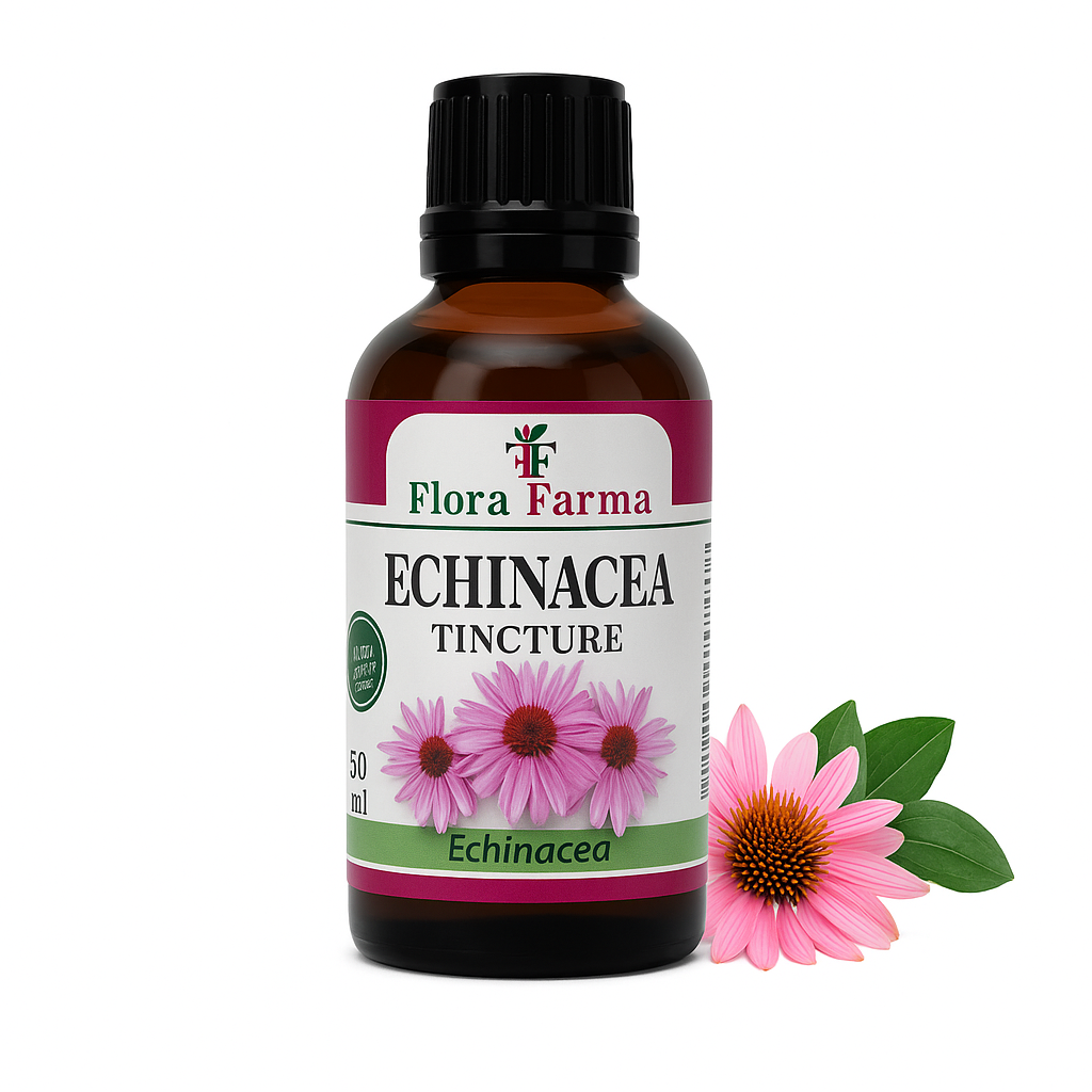 Jeżówka (Echinacea) – nalewka 50 ml - na grypę i przeziębienie