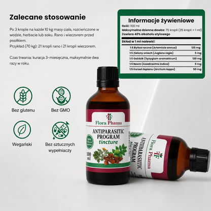 Program przeciwpasożytniczy – nalewka 100 ml